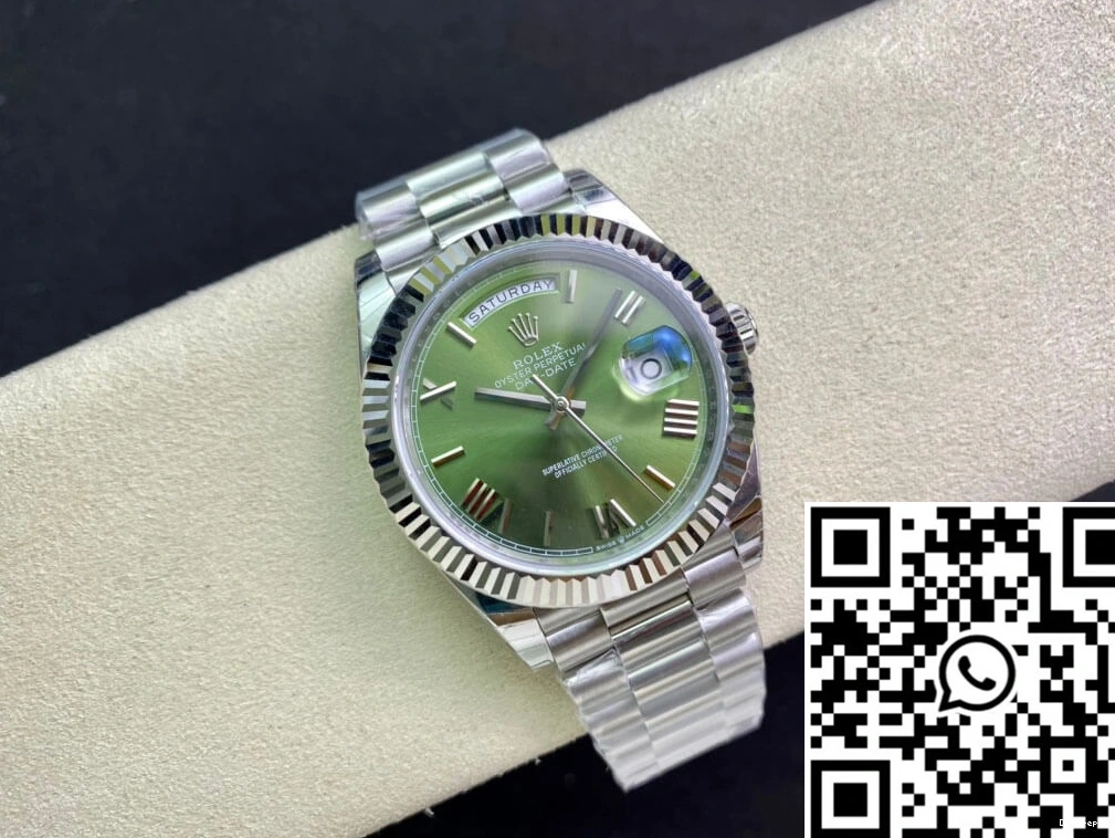 Day Factory Date M228239-0033 Olive Dial Rolex Green EW 0226